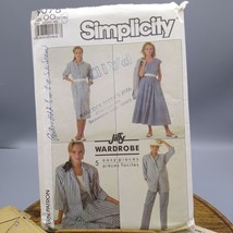 Vintage Sewing PATTERN Simplicity 8075, Womens 1987 Pull On Skirt and Pants - £16.24 GBP