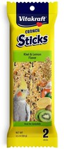 Vitakraft Crunch Sticks Kiwi and Lemon Cockatiel Treats - 2 count - £7.89 GBP