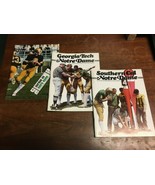 Notre Dame Football Programs 1979 THREE (3) total USC Georgia Tech Purdue - $19.79