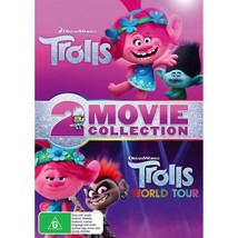Trolls / Trolls World Tour DVD | 2 Movie Collection | Region 4 &amp; 2 - £13.63 GBP