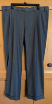 Lauren Ralph Lauren Men&#39;s Dress Pants / Slacks Sz 40x29.5 Grey Cuffed Pl... - $24.18