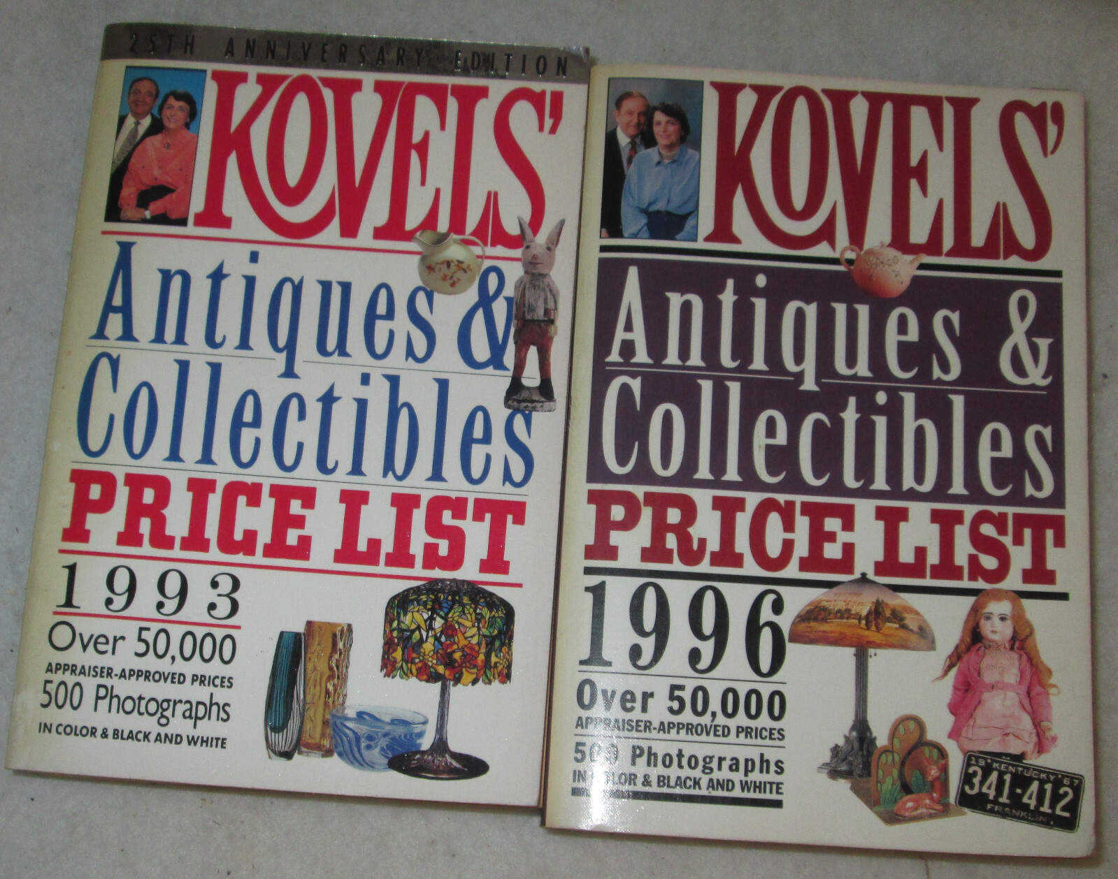 (2) KOVELS Antiques and Collectibles Price List Paperback books 1993 &amp; 1... - $10.45