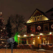 Outdoor Waterproof Red And Green Laser Light Courtyard - £189.34 GBP