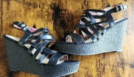 MELROSE AVE ~ Ladies&#39; Size 8 1/2 ~ HERMOSA ~ 4.25&quot; Wedge Sandal ~ 1.75&quot; ... - $40.00