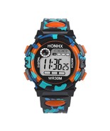 Digital Chronograph Calendar Waterproof One-eye Camouflage Sports Watch - $37.96 CAD