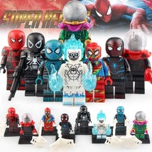 8pcs/set Iron Spider Armor MK3 Ghost Spider Mysterio Agent Venom Minifigure  - £13.36 GBP