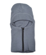 Umo Lorenzo Italy One Hole Open Face Ski Mask W Visor &amp; Zipper Gray New - €11,87 EUR