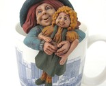 VTG Friar Folk Mug Sitter Girl with Doll  Hanging Figurine Maureen Carls... - $14.84