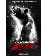Cocaine Bear Movie Poster Elizabeth Banks Thriller Art Film Print 11x17 ... - $11.90+
