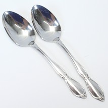 Oneida Chatelaine Serving Spoons 8 1/8&quot; Community Stainless Lot of 2 - £12.51 GBP