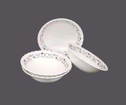 Four Johnson Brothers Kensington coupe cereal bowls made in England. - $75.65