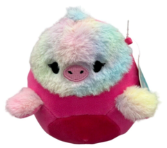 Abilene The Fluffy Tie-Dye Ostrich 5" Squishmallow Plush Stuffed Animal Toy Gift - $14.89