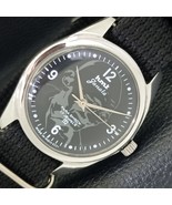 CLASSIC HMT JANATA MANUAL WINDING MEN BLACK DIAL WATCH a600034-4 - $30.42 CAD