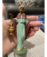 Vintage Depose Italy Fontanini Nativity Wiseman King Balthazar 5” Christ... - $14.58
