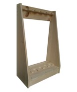 Traditional Pine Wooden 5 Place Vertical Locking Gun Rack Stand Rifle St... - $3,358.65 MXN