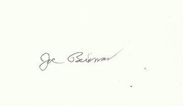 Joe Bauman Signed 3x5 Index Card Hit 72 HR in 1954 RARE - £97.33 GBP