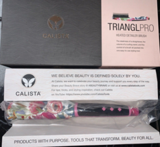 Calista TrianglPRO Triangl Pro Heated Hair Detailer Brush Fancy Floral  - £16.60 GBP