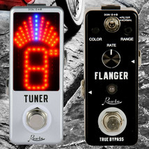 Rowin LEF-312 Vintage Analog Flanger w/ Static Filter + Tuner Deal Guitar Pedal - £29.75 GBP