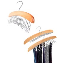 Belt Hanger for Closet, Ohuhu 12 Belt Organizer, 360 Degree Rotating Tie... - $50.99