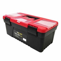 Tool Box 14-inch Plastic Storage Tool Boxes Organizer Include Removable Tray - £11.55 GBP