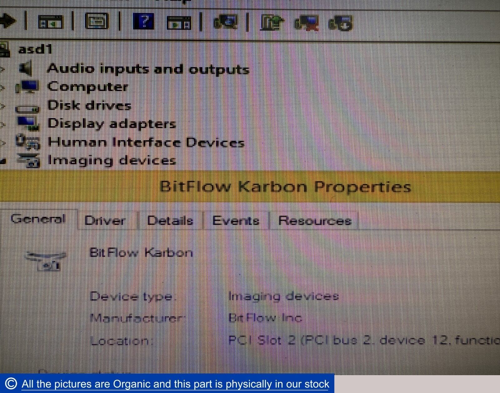BitFlow Karbon-CL Rev 2.52 PCI Frame Grabber KBN-CL2-2.7-1741-F Machine ... - $998.00