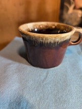 Vintage Hull Crestine Oven Proof Brown Coffee Cup Mug Cottage MCM - $9.89