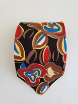 Silk Italy handmade Necktie 57&quot;L x 4&quot;W - £12.76 GBP