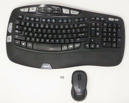 Logitech Wireless Wave Combo K350 Y-R0053 Keyboard M510 Mouse + Receiver - £15.88 GBP