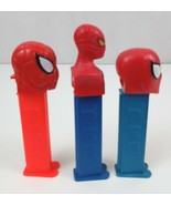 Vintage Lot Of 3 Superhero Pez Dispensers  3 Different Spiderman Pez Dis... - £8.49 GBP