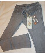 Laguna Beach Jeans Sunset Beach Straight Leg pants Fleur De Lis sz 24 new - $1,432.08 MXN
