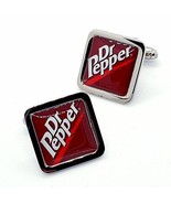 Unique! DR PEPPER CUFFLINKS chrome SODA retro COOL pop DRINK fizz FUNKY ... - €13,29 EUR
