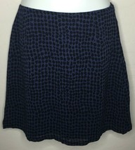 Banana Republic Womens Indigo Blue Black Dot Patterned Pencil Mini Skirt 6 - £27.52 GBP