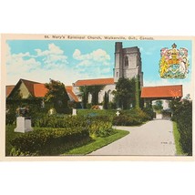 Vintage Postcard, St. Mary&#39;s Episcopal Church, Walkerville, Ontario, Canada - £7.80 GBP