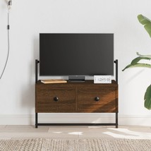 TV Cabinet Wall-mounted Brown Oak 60.5x30x51 cm Engineered Wood - £26.32 GBP
