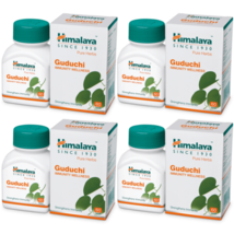 4 packs X Himalaya Herbal GUDUCHI 60 (Giloy) Tabs each Free Shipping - £18.29 GBP