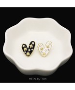 Heart-Shaped Pearl Buttons: Exquisite Metal Detail for Stylish Attire - ... - $21.26 CAD