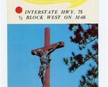 Catholic Shrine Brochure Indian River Michigan World&#39;s Largest Crucifix  - $17.82