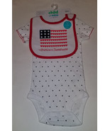 NEW Carters Child Mine America Sweetheart Sz 6-9 OR 12 Months 4th July P... - £8.02 GBP