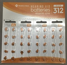 Members Mark Hearing Aid Batteries  40 easy to remove batteries to a card - $11.94