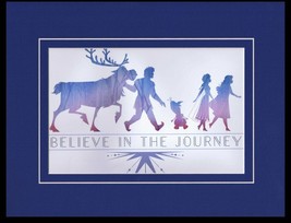 2019 Frozen II Believe in the Journey Framed 11x14 Poster Display - £27.28 GBP