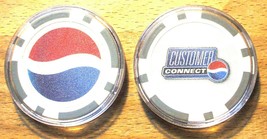 (1) Unique Pepsi Cola Poker Chip Golf Ball Marker - Gray - £6.25 GBP