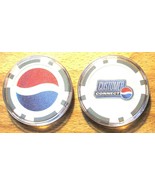 (1) Unique Pepsi Cola Poker Chip Golf Ball Marker - Gray - £6.29 GBP