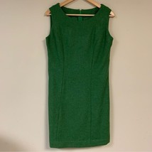 Vintage 60s 70s Green Wool Dress 8-12 Groovy Mini GoGo Mod Retro Hippie ... - £86.60 GBP