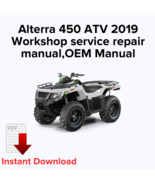 Alterra 450 ATV 2019 Workshop service repair manual,OEM Manual,Factory r... - $14.99