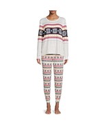 Secret Treasures Ladies 3X 2 Piece Pajama Set Fair Isle Snowflakes (22W/... - £11.14 GBP