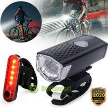 Ultra Bright Bike Light 9000 Lumen Usb Rechargeable Led Headlight Tailli... - $27.99