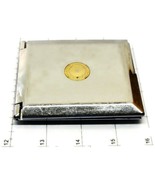 Two Sided Silver Tone Square Compact Pocket Makeup Purse Mirror Vintage - $34.64