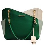 Michael Kors Jet Set Chain Shoulder Tote Purse Womens Multi Double Handl... - $207.94 CAD