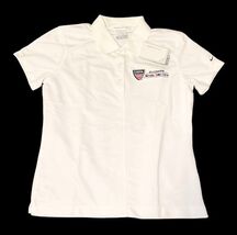 Nike Golf Dri-Fit Polo USTA Billie Jean King Tennis Center White Small N... - $9.89
