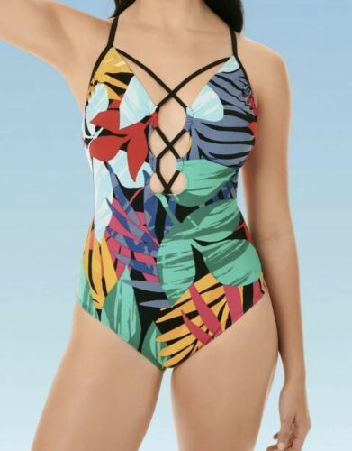 NWT Beach Betty Miracle Brand Tropical One and 50 similar items